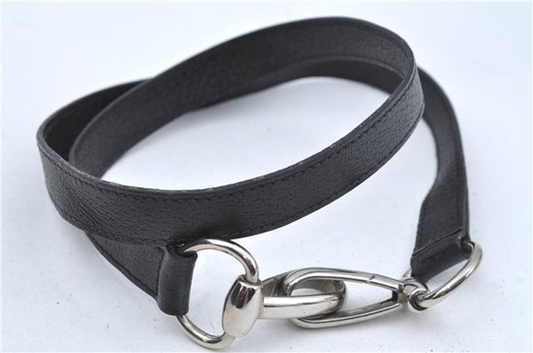 Authentic GUCCI 2Way Shoulder Cross Body Hand Bag Purse Leather Black Junk J1997