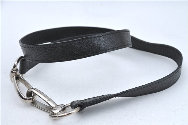 Authentic GUCCI 2Way Shoulder Cross Body Hand Bag Purse Leather Black Junk J1997