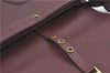 Authentic Cartier Must de Cartier Leather Shoulder Cross Bag Bordeaux Red J2003