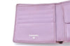 Authentic CHANEL Calf Skin Bifold Wallet Purse Light Purple CC Logo J2005