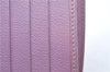 Authentic CHANEL Calf Skin Bifold Wallet Purse Light Purple CC Logo J2005