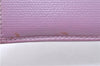 Authentic CHANEL Calf Skin Bifold Wallet Purse Light Purple CC Logo J2005