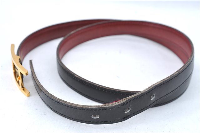 Authentic HERMES Ladies Leather Belt Reversible Size 80cm 29.9-31.9