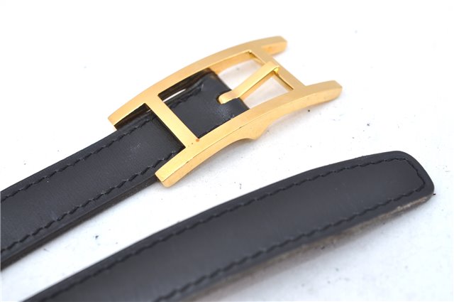 Authentic HERMES Ladies Leather Belt Reversible Size 80cm 29.9-31.9