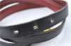 Authentic HERMES Ladies Leather Belt Reversible Size 80cm 29.9-31.9" Black J2011