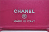 Authentic CHANEL Calf Skin CC Logo Matelasse iPhone Case X XS Pink J2012