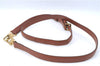 Authentic Louis Vuitton Leather Shoulder Strap Brown 38.8-45.9" LV J2013
