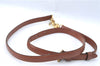 Authentic Louis Vuitton Leather Shoulder Strap Brown 38.8-45.9" LV J2013