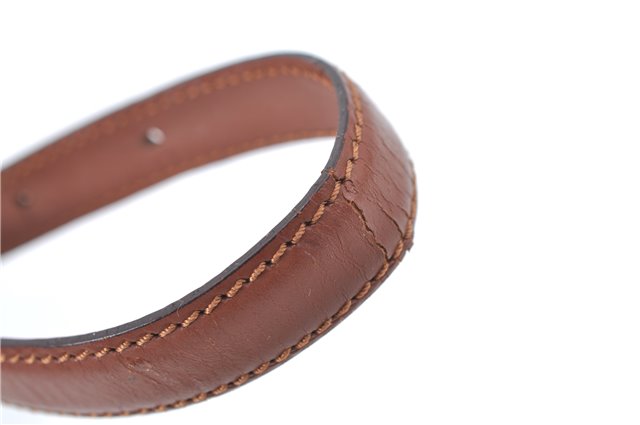 Authentic Louis Vuitton Leather Shoulder Strap Brown 38.8-45.9