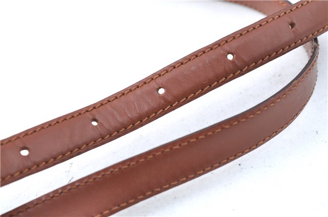 Authentic Louis Vuitton Leather Shoulder Strap Brown 38.8-45.9