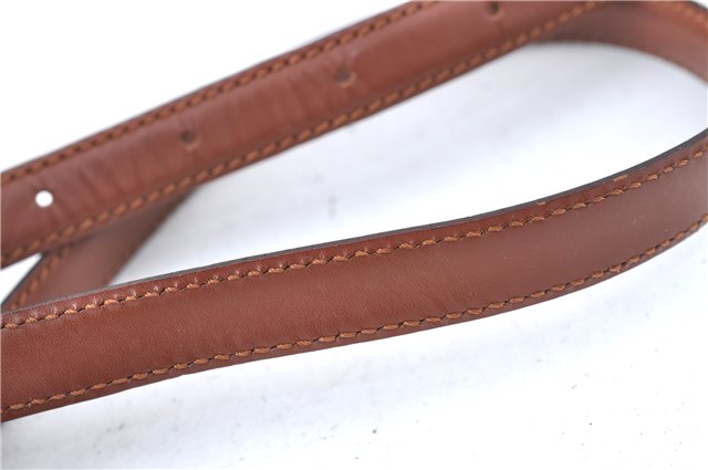 Authentic Louis Vuitton Leather Shoulder Strap Brown 38.8-45.9