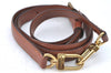 Authentic Louis Vuitton Leather Shoulder Strap Brown 38.8-45.9" LV J2013