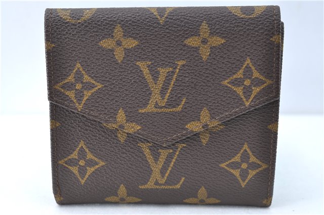 Auth Louis Vuitton Monogram Porte Monnaie Billets Bifold Wallet M61660 LV J2023