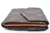 Auth Louis Vuitton Monogram Porte Monnaie Billets Bifold Wallet M61660 LV J2023