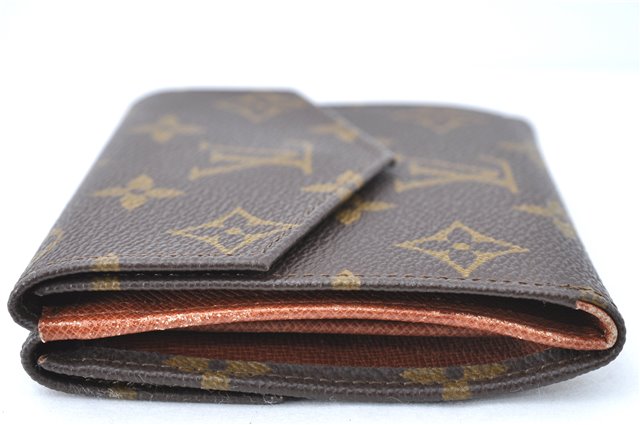 Auth Louis Vuitton Monogram Porte Monnaie Billets Bifold Wallet M61660 LV J2023