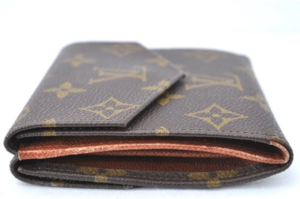 Auth Louis Vuitton Monogram Porte Monnaie Billets Bifold Wallet M61660 LV J2023