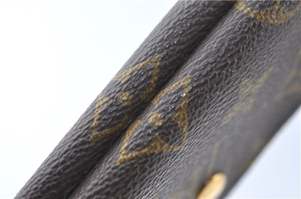 Auth Louis Vuitton Monogram Porte Monnaie Billets Bifold Wallet M61660 LV J2023