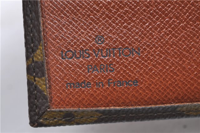 Auth Louis Vuitton Monogram Porte Monnaie Billets Bifold Wallet M61660 LV J2023