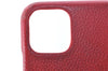 Auth Louis Vuitton Monogram Bumper 11 Pro Max IPhone Case Red M69095 LV J2026