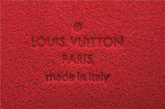 Auth Louis Vuitton Monogram Bumper 11 Pro Max IPhone Case Red M69095 LV J2026