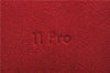 Auth Louis Vuitton Monogram Bumper 11 Pro Max IPhone Case Red M69095 LV J2026
