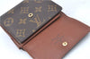 Auth Louis Vuitton Monogram Portefeuille Elise Bifold Wallet M61654 LV J2029