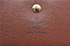 Auth Louis Vuitton Monogram Portefeuille Elise Bifold Wallet M61654 LV J2029