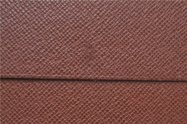 Auth Louis Vuitton Monogram Portefeuille Elise Bifold Wallet M61654 LV J2029