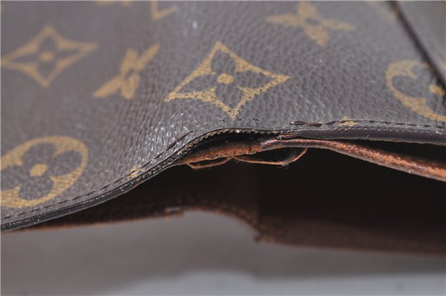 Auth Louis Vuitton Monogram Portefeuille Elise Bifold Wallet M61654 LV J2029