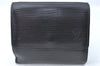 Authentic Louis Vuitton Epi Bifold Wallet Purse Black LV 4Set J2030