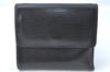 Authentic Louis Vuitton Epi Bifold Wallet Purse Black LV 4Set J2030