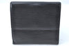 Authentic Louis Vuitton Epi Bifold Wallet Purse Black LV 4Set J2030