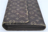 Louis Vuitton Monogram Mini Lin Portefeuille Sarah Wallet Brown M95234 LV J2037