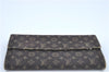 Louis Vuitton Monogram Mini Lin Portefeuille Sarah Wallet Brown M95234 LV J2037