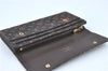 Louis Vuitton Monogram Mini Lin Portefeuille Sarah Wallet Brown M95234 LV J2037