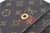 Louis Vuitton Monogram Mini Lin Portefeuille Sarah Wallet Brown M95234 LV J2037