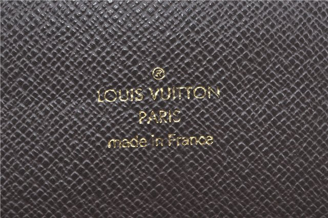 Louis Vuitton Monogram Mini Lin Portefeuille Sarah Wallet Brown M95234 LV J2037