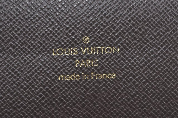 Louis Vuitton Monogram Mini Lin Portefeuille Sarah Wallet Brown M95234 LV J2037