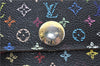 Louis Vuitton Monogram Multicolor Portefeuille Sarah Wallet M93748 Black J2042