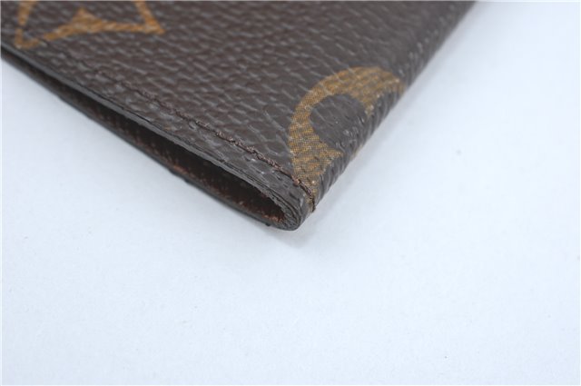 Auth Louis Vuitton Monogram Porte Cartes Credit Pression M60937 Card Case J2045