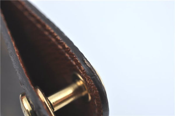 Auth Louis Vuitton Monogram Porte Cartes Credit Pression M60937 Card Case J2045