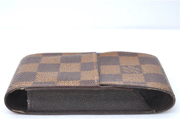 Authentic Louis Vuitton Damier Etui Cigarette Case N63024 LV J2048