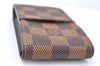 Authentic Louis Vuitton Damier Etui Cigarette Case N63024 LV J2048