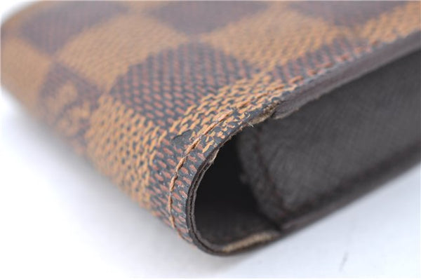 Authentic Louis Vuitton Damier Etui Cigarette Case N63024 LV J2048