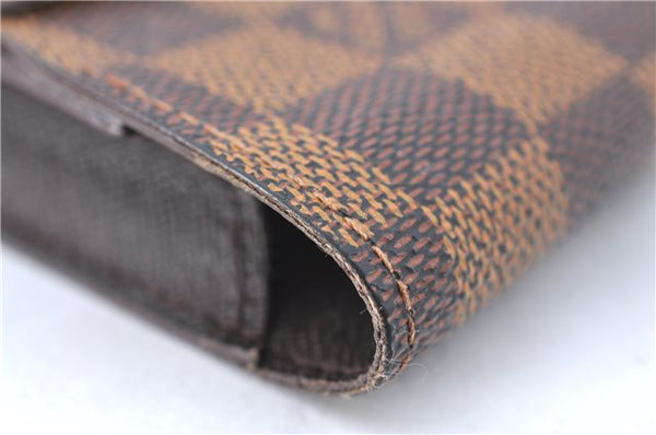 Authentic Louis Vuitton Damier Etui Cigarette Case N63024 LV J2048