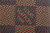 Authentic Louis Vuitton Damier Etui Cigarette Case N63024 LV J2048