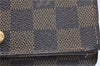 Auth Louis Vuitton Damier Porte Monnaie Billets Tresor Wallet N61730 LV J2053