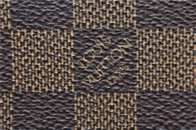 Auth Louis Vuitton Damier Porte Monnaie Billets Tresor Wallet N61730 LV J2053