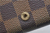 Auth Louis Vuitton Damier Porte Monnaie Billets Tresor Wallet N61730 LV J2053
