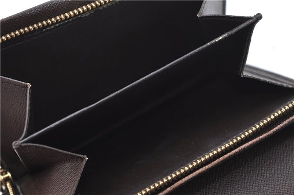 Auth Louis Vuitton Damier Porte Monnaie Billets Tresor Wallet N61730 LV J2053